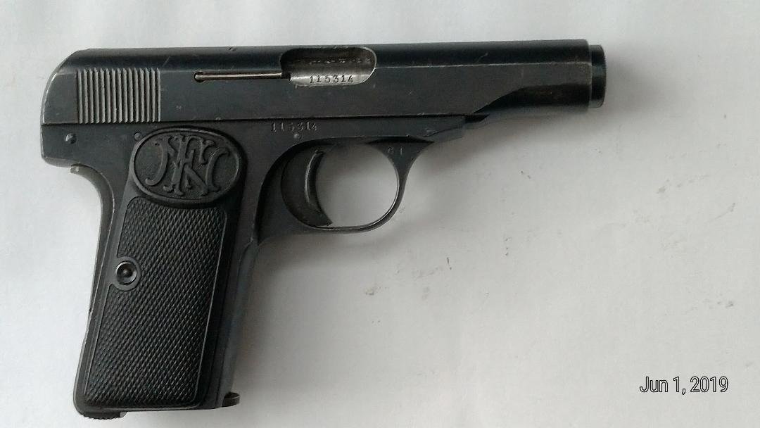 browning 1910 date of manufacture